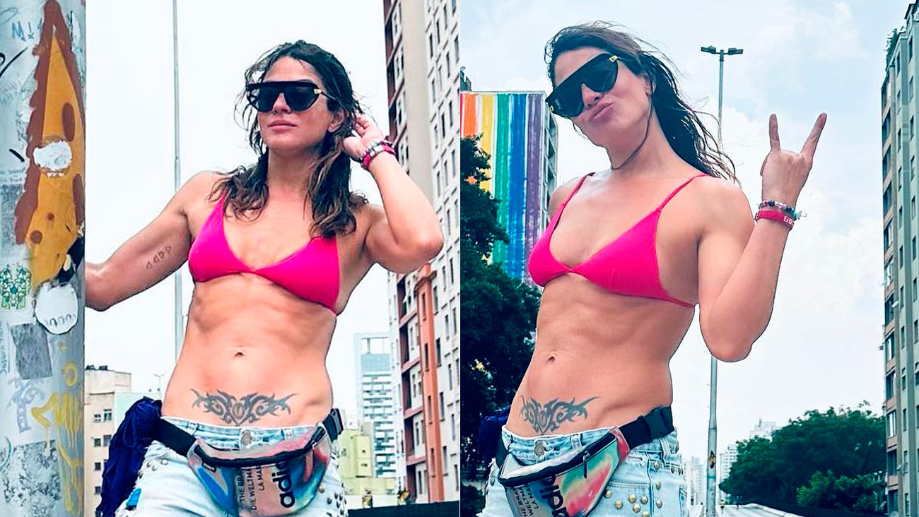 Cenapop · Carol Castro exibe tatuagem icônica e barriga sarada em passeio