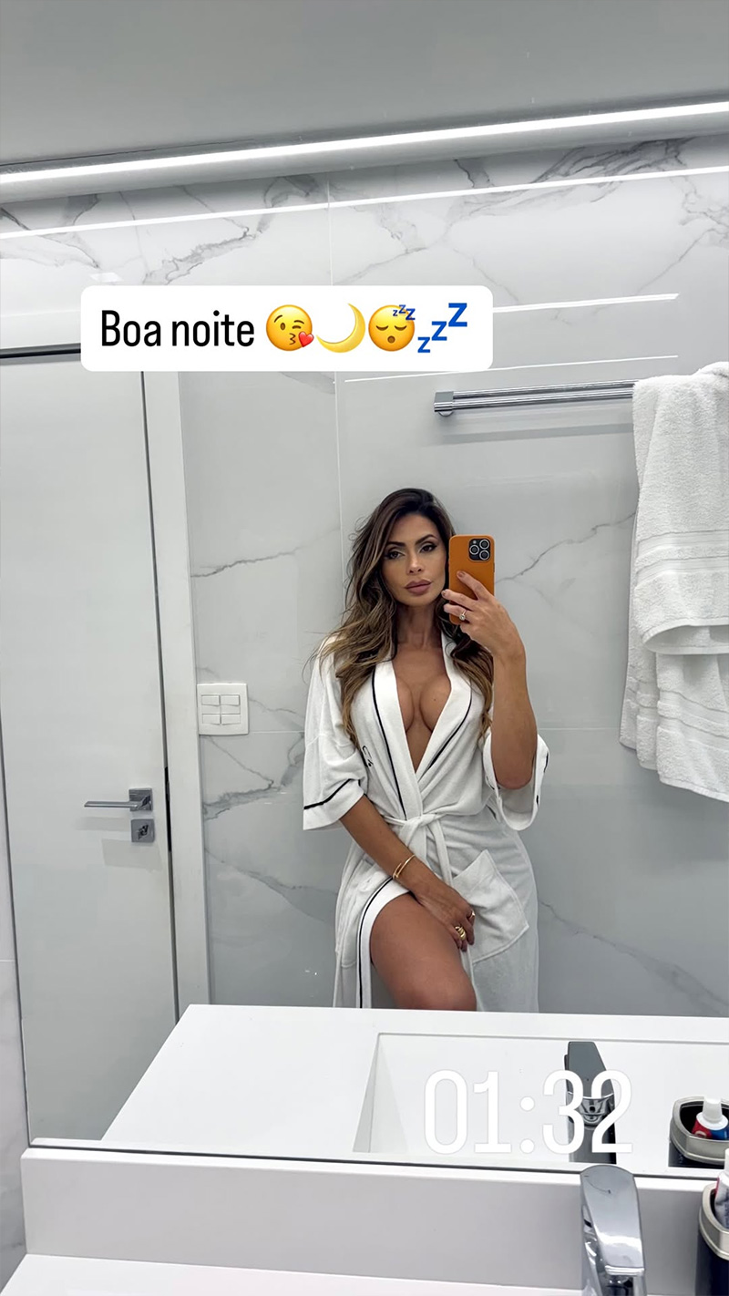 Clara Brasil se declarou para Marco Polo Del Nero nas redes sociais - Foto: Reprodução/ Instagram@clarabrasiloficial