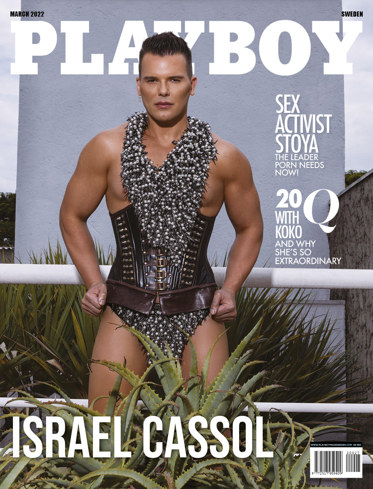 Israel Cassol na Playboy Sweden - Foto: Créditos:  Glauber Bassi / CO Assessoria