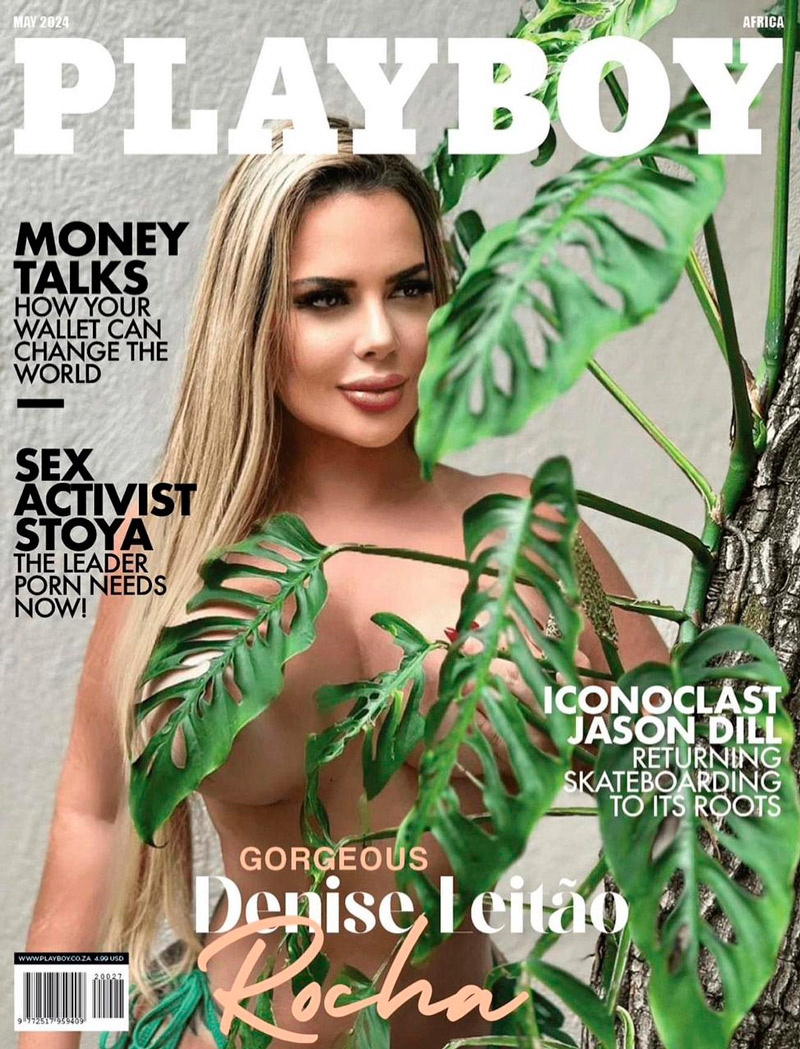 Denise Rocha é capa da Playboy África - Foto: Johnne de Oliveira/ CO Assessoria
