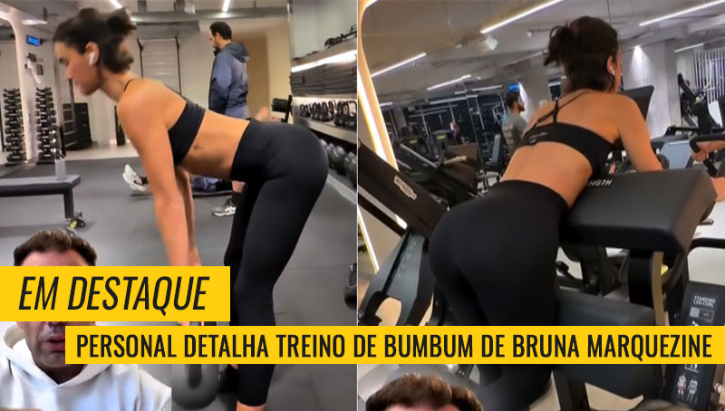 Bruna Marquezine treino de bumbum