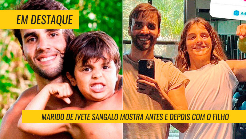 Daniel Cady e Marcelinho antes e depois