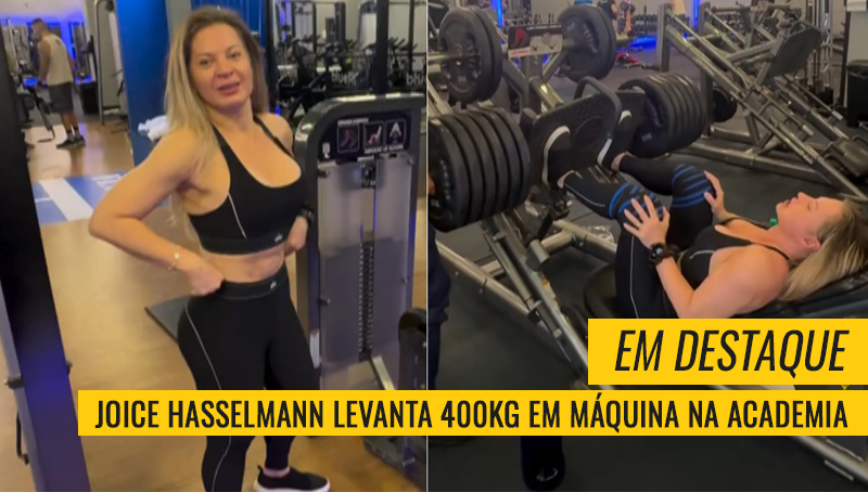 Joice Hasselmann treino