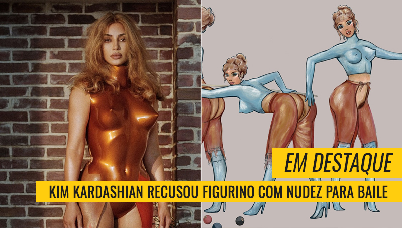 Kim Kardashian figurino com nudez