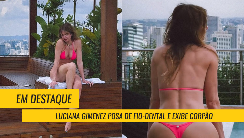 Luciana Gimenez fio-dental