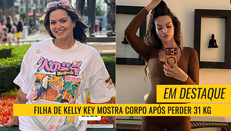 Filha Key Key emagreceu