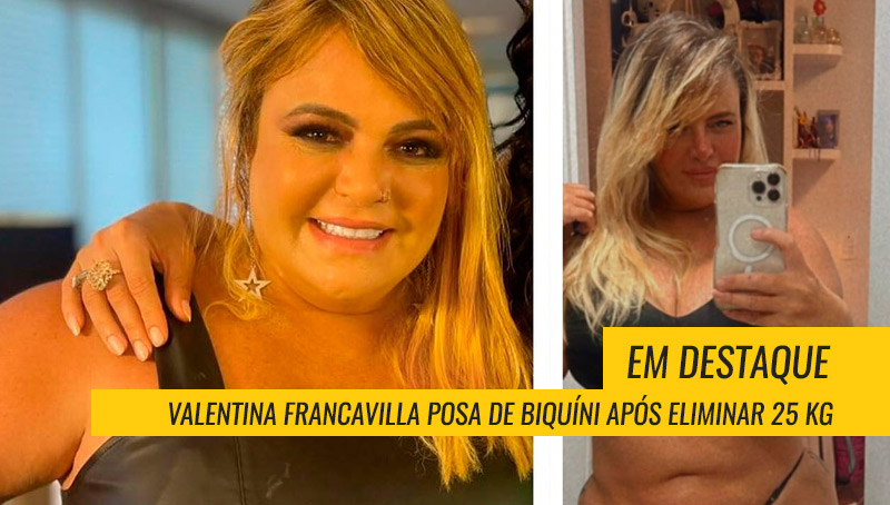 Valentina Francavilla emagreceu