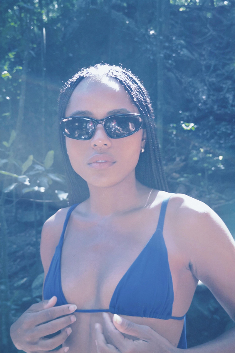 Duda Santos aproveitou folga na novela para curtir cachoeira - Foto: Reprodução/ Instagram@dudasantossd