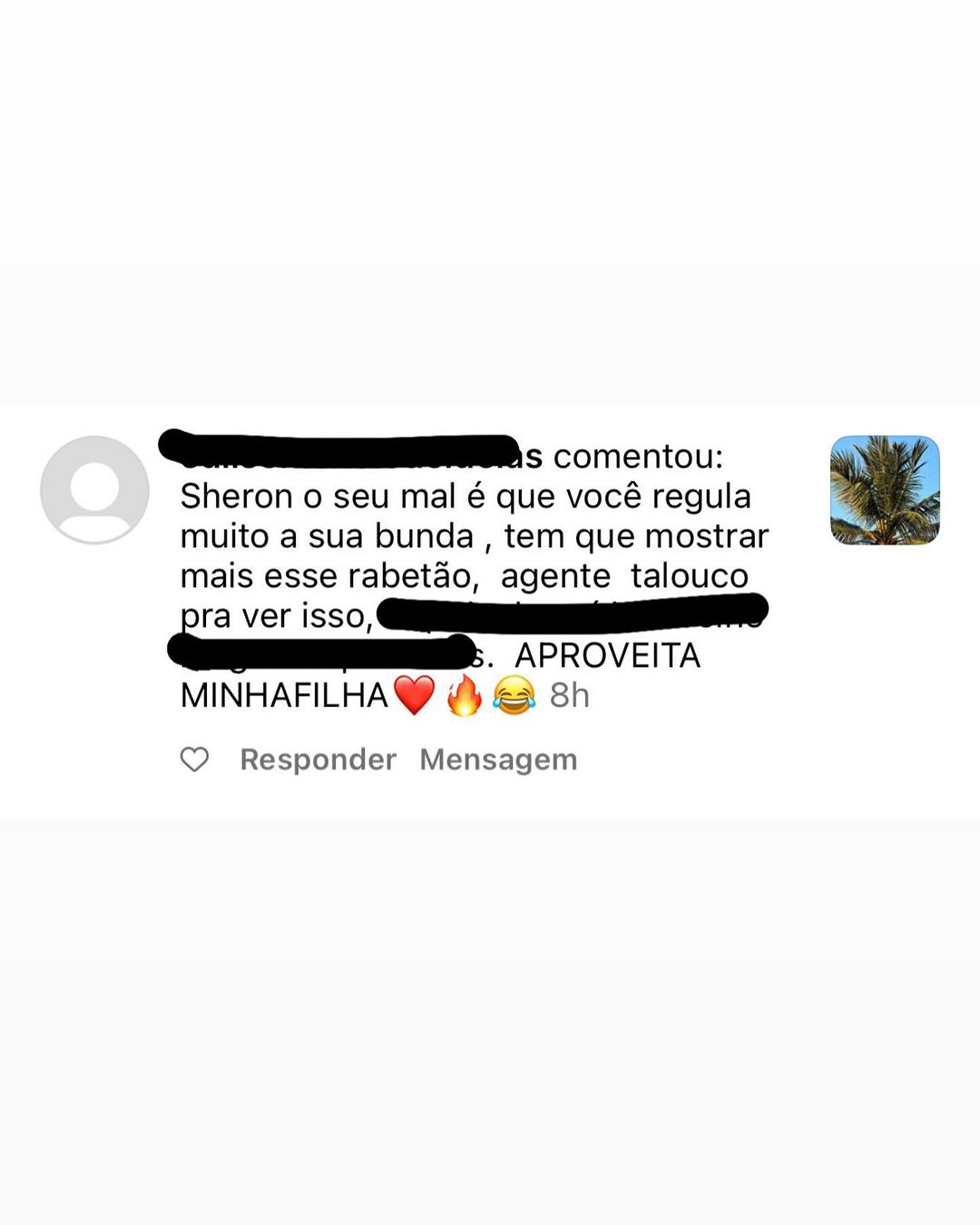 Sheron Menezes atendeu pedido ousado de fã no Instagram - Foto: Rerpodução/ Instagram@sheronmenezes