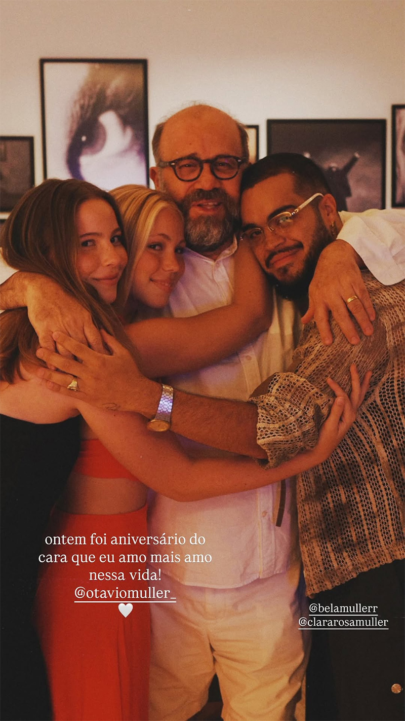 Francisco Gil postou foto e homenageou Otávio Muller na web - Foto: Reprodução/ Instagram@franciscogil