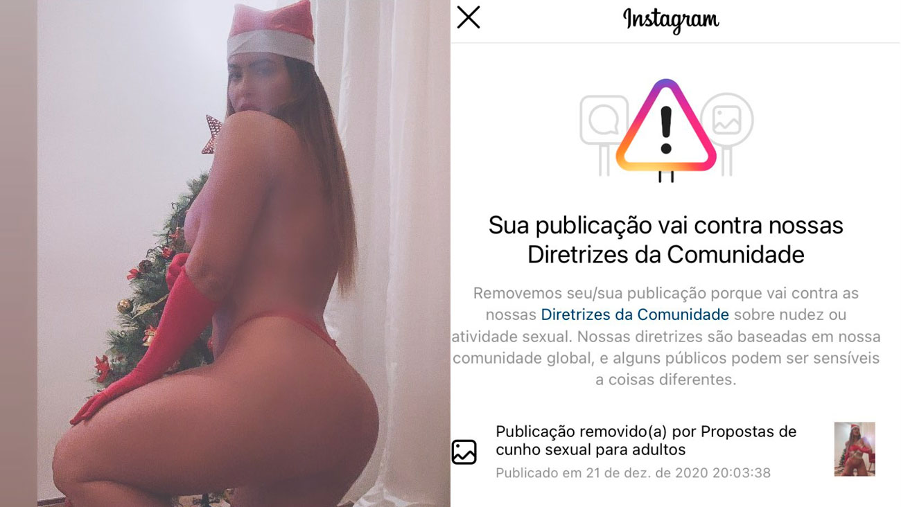 Cenapop · Geisy Arruda é censurada por Mamãe Noel de topless e reclama:  “Parem de me denunciar”