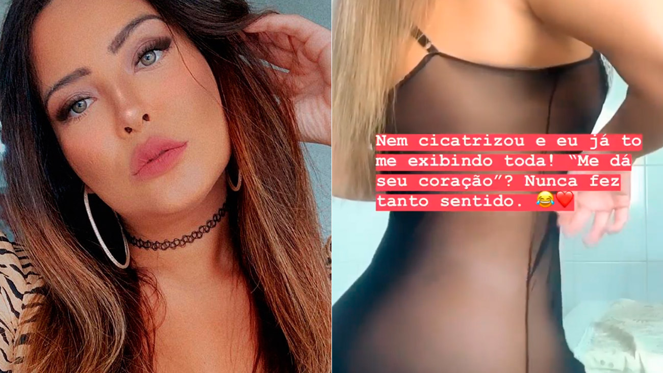 Cenapop · Sem calcinha, Geisy mostra demais ao exibir tatuagem com camisola  transparente