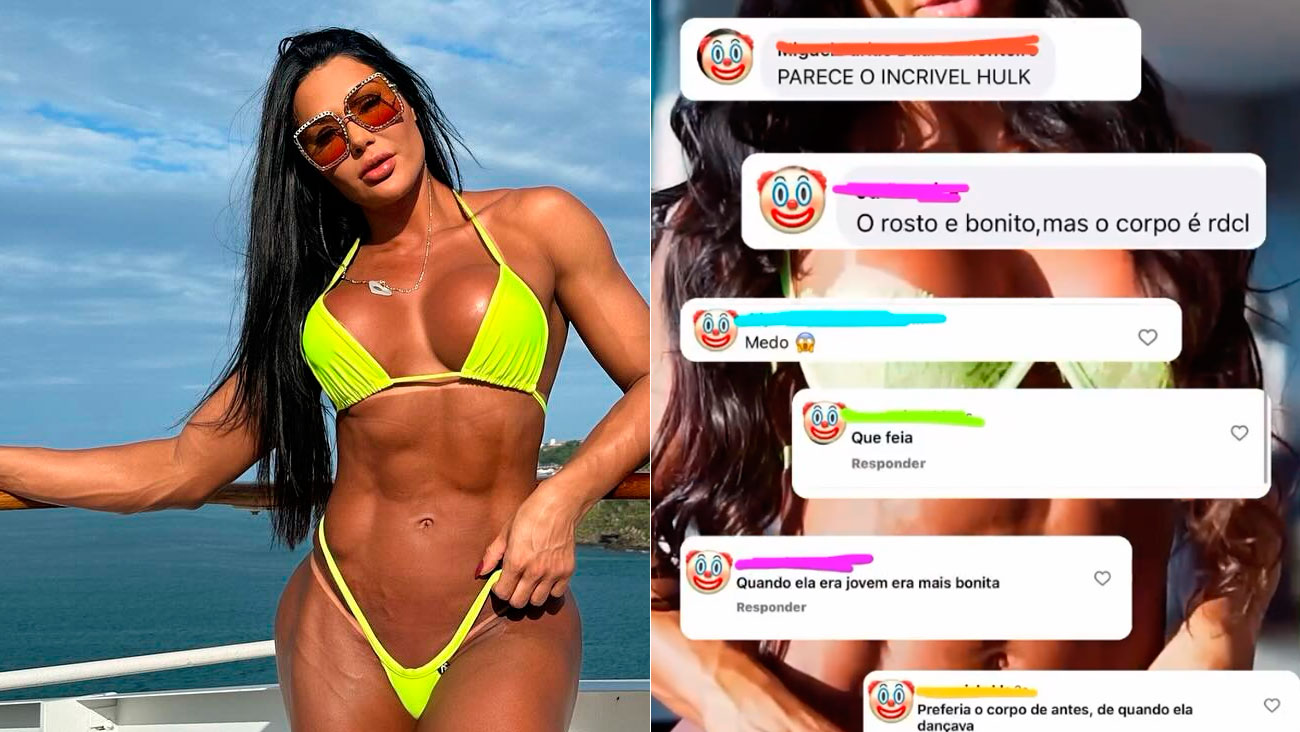 Cenapop · Gracyanne Barbosa expõe críticas que recebe por corpo em vídeo:  “Até quando?”