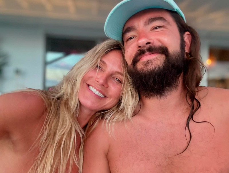 Heidi Klum posou de topless ao lado do marido, Tom Kaulitz - Foto: Reprodução/ Instagram@heidiklum