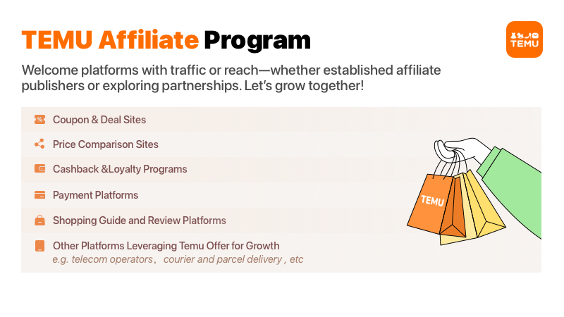 Programa de Afiliados TEMU