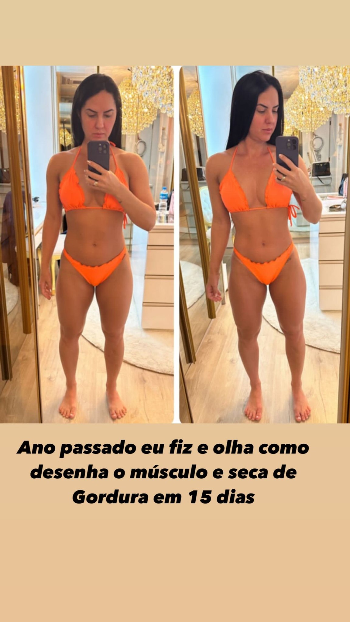Graciele Lacerda mostrou antes e depois de detox de 15 dias - Foto: Foto: Reprodução/ Instagram@gracielelacerdaoficial