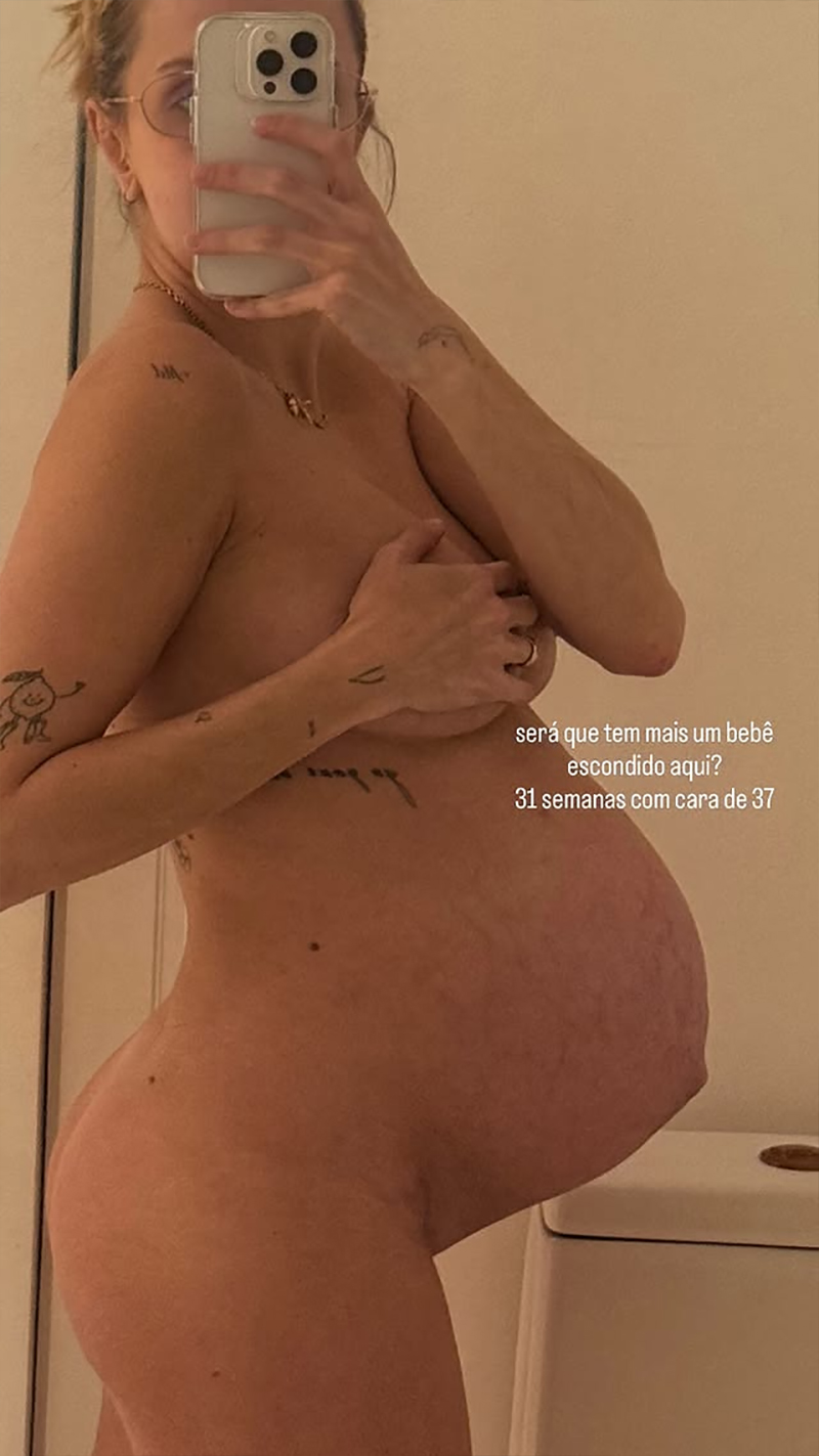 Isa Scherer exibiu a barriga de grávida em foto - Foto: Reprodução/ Instagram@isascherer