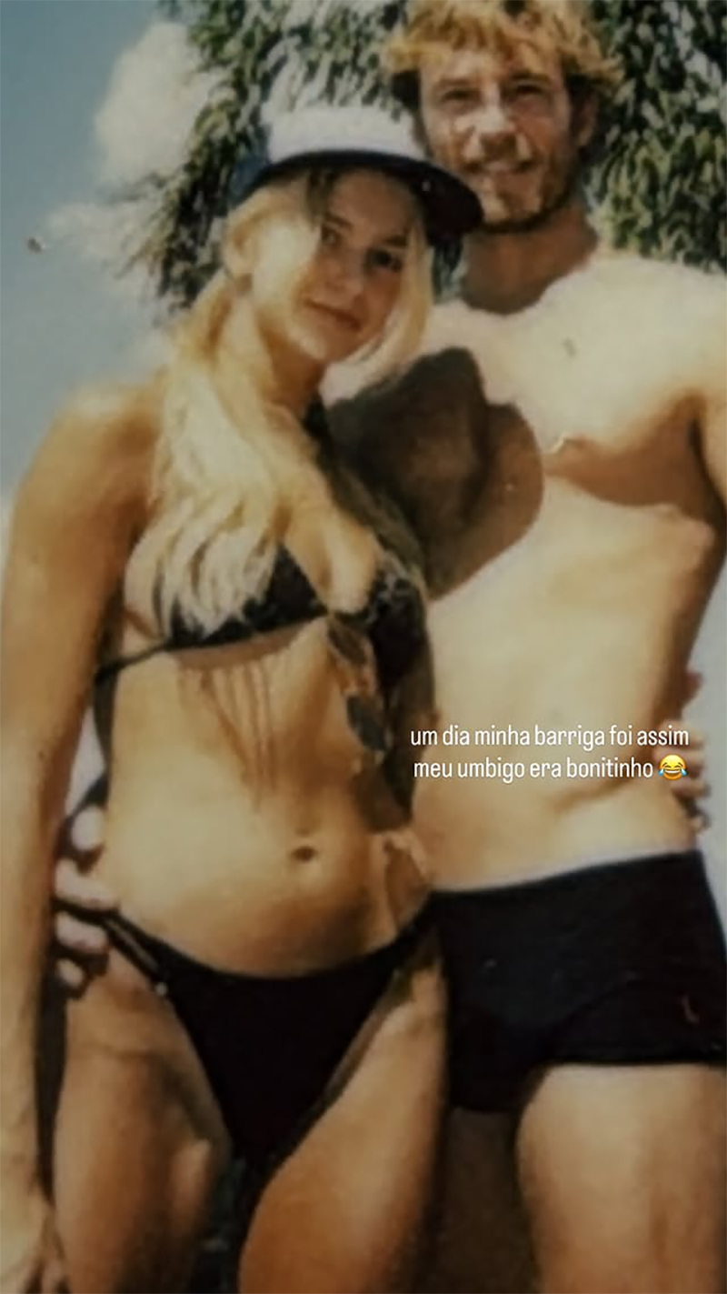 Isa Scherer mostrou como era sua barriga antes de engravidar - Foto: Reprodução/ Instagram@isascherer