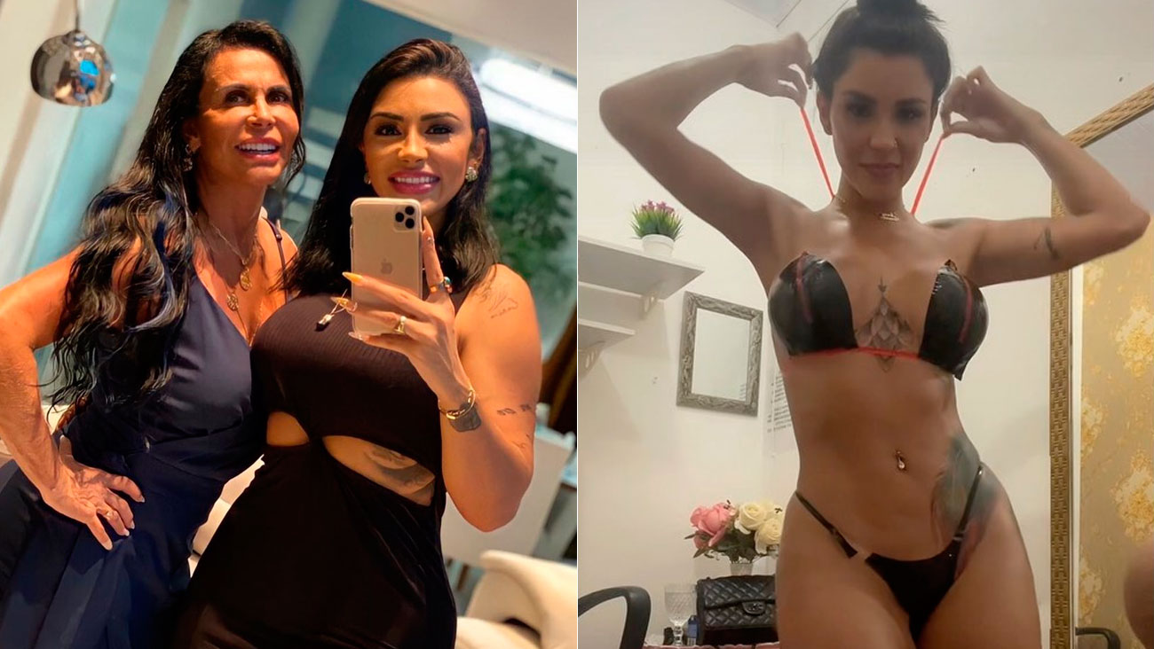 Cenapop · Filha de Gretchen dança no espelho e comemora resultado de  bronzeamento: “Estava igual um palmito”