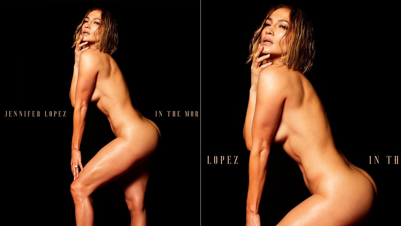 Jennifer Lopez posou nua para a capa do EP In The Morning - Foto: Reproduçã...