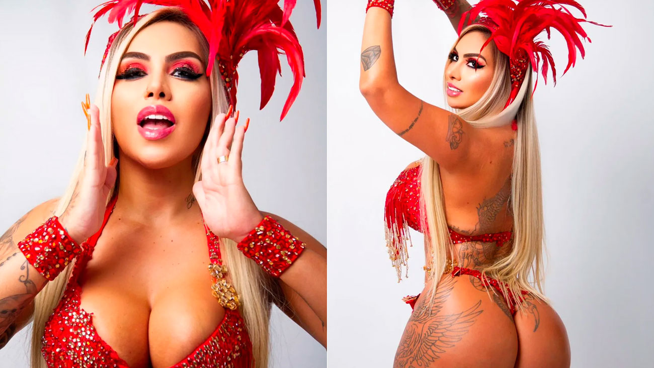 Cenapop · Juju Ferrari coloca fios de ouro “para o bumbum não balançar” no  carnaval