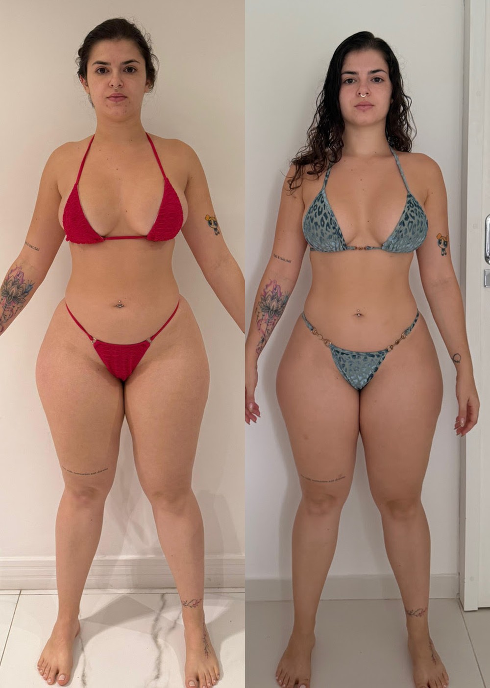 Kerolay Chaves mostrou o antes e depois de perder peso naturalmente - Foto: Divulgação/ CO Assessoria