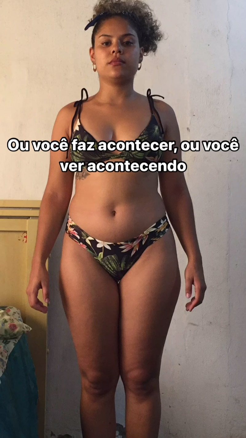 Kevelin Gomes mostrou a evolução do corpo em antes e depois - Foto: Reprodução/ Instagram@kevelingomes_