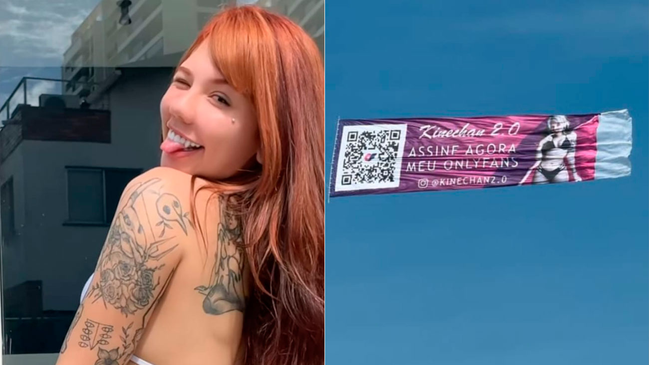 Cenapop · Modelo faz anúncio de OnlyFans em avião para fisgar assinantes  milionários