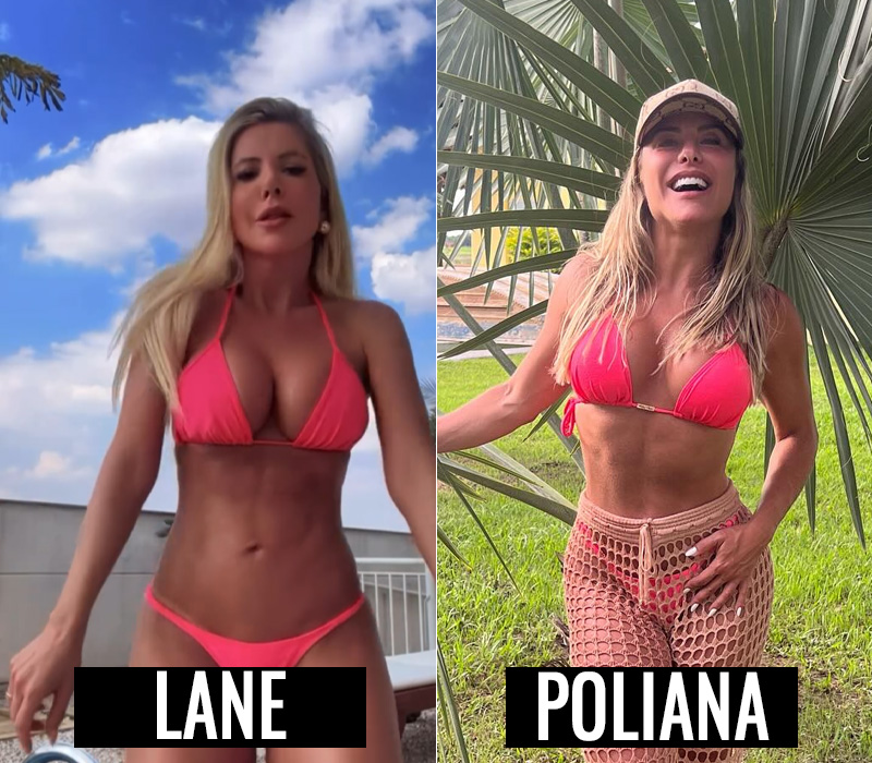 Lane Cavalcante e Poliana Rocha - Foto: Reprodução/ Instagram@lanecavalcant e @poliana