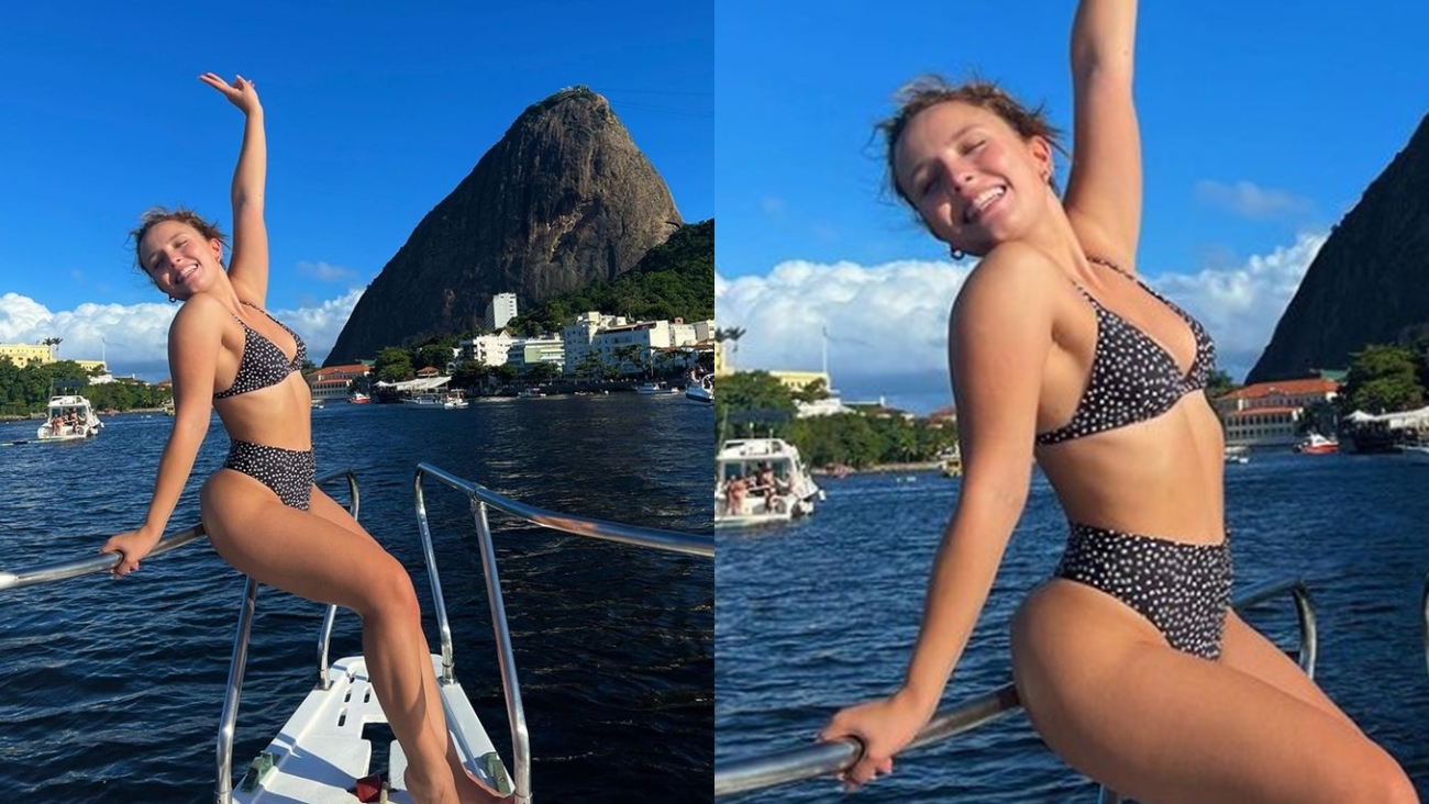 Cenapop · Larissa Manoela exibe corpo em forma durante passeio de lancha no  Rio de Janeiro