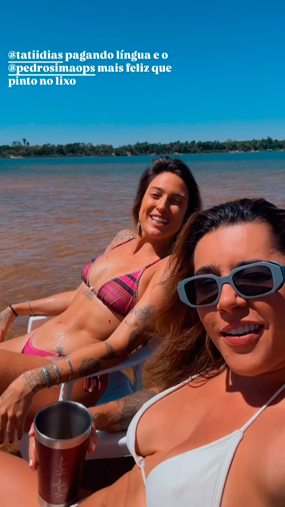 Lauana Prado mostrou momentos românticos com Tati Dias - Foto: Reprodução/ Instagram@lauanaprado