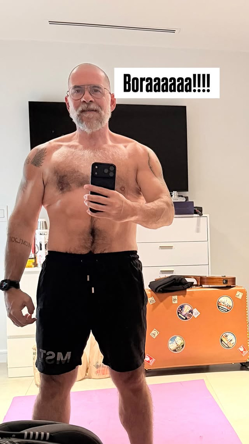 Leandro Hassum mostrou corpo após perder 65 kg - Foto: Reprodução/ Instagram@leandrohassum