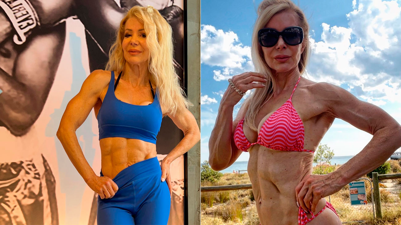 Mulher de 64 anos vira musa fitness após o fim de um