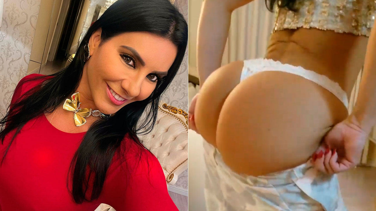 Cenapop · Modelo do Miss Bumbum mostra dificuldade para vestir calça e fã  brinca: “Eu ajudo!”