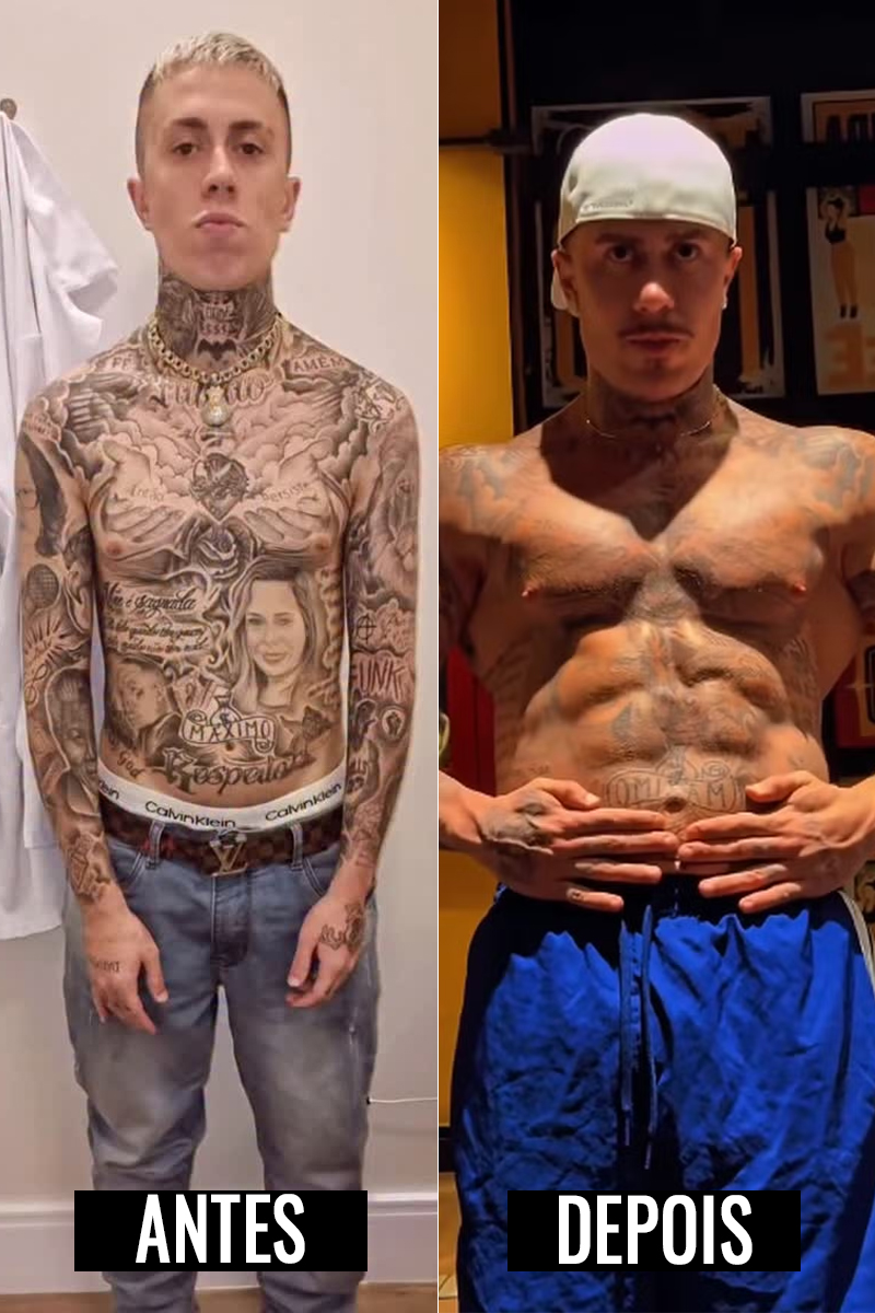 MC Daniel reagiu às críticas após mostrar antes e depois do corpo - Foto: Reprodução/ Instagram@mcdaniell
