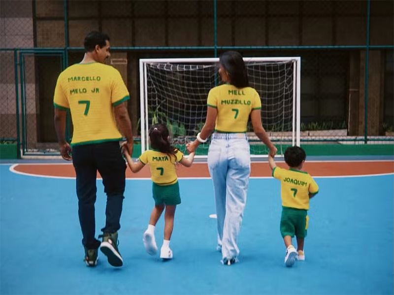 Mell Muzzillo mostrou momentos de junho ao lado de Marcello Melo Jr. - Foto: Reprodução/ Instagram@mellmuzzillo