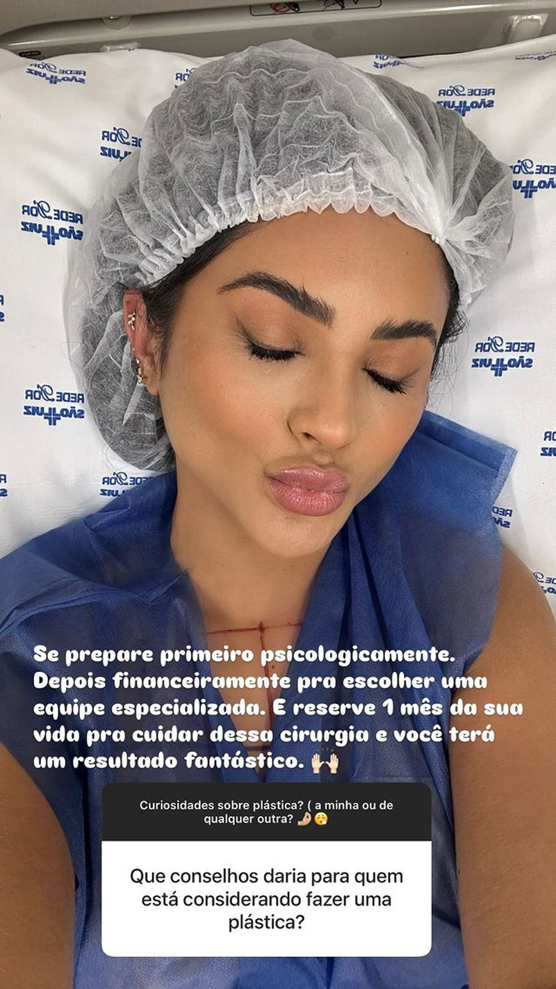 Mileide Mihaile contou que tinha trauma de cirurgia nos seios - Foto: Reprodução/ Instagram@mileidemihaile