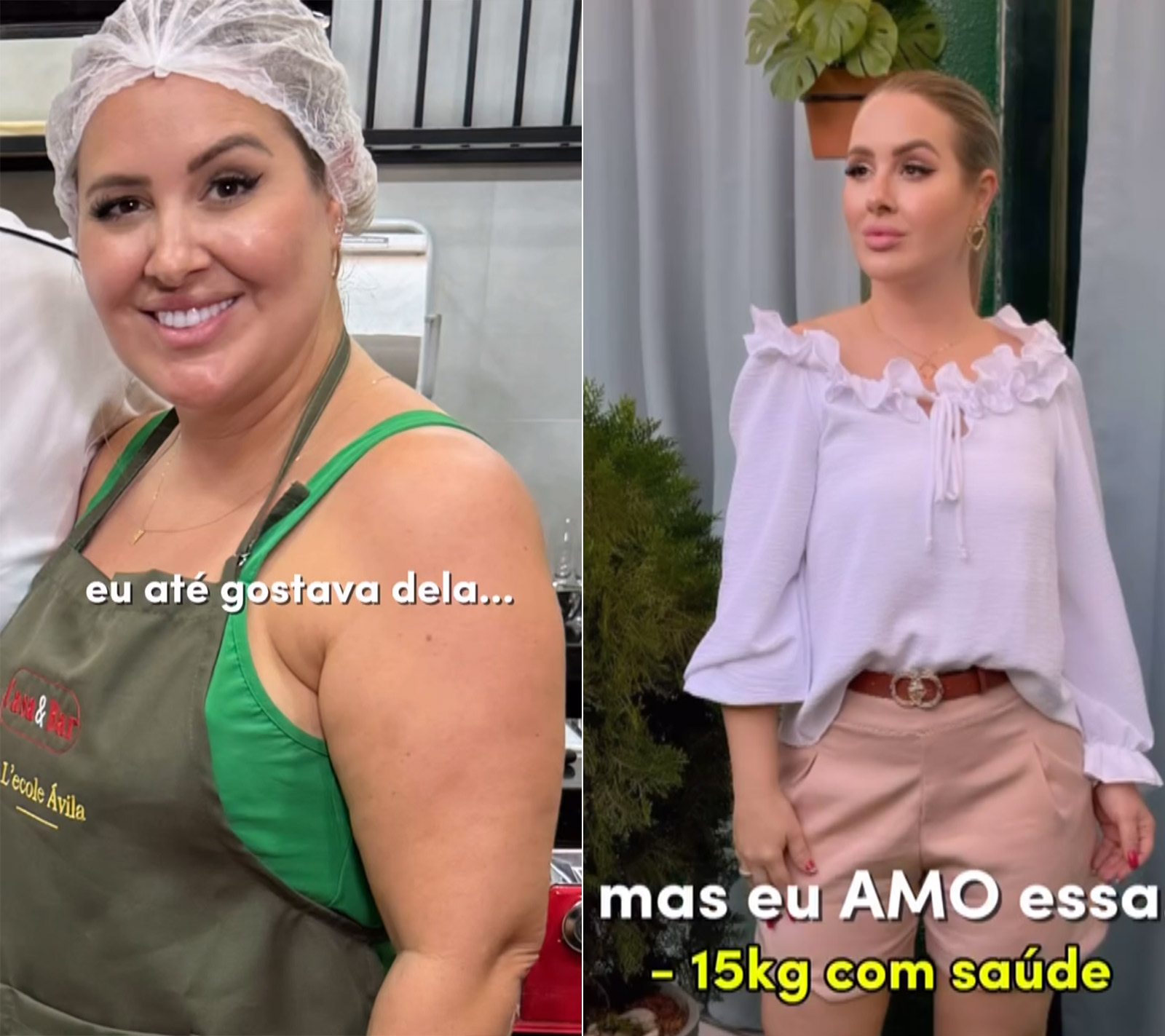 Patrícia Leitte mostrou antes e depois de emagrecer e recebeu elogios - Foto: Reprodução/ Instagram@patricialeitteoficial