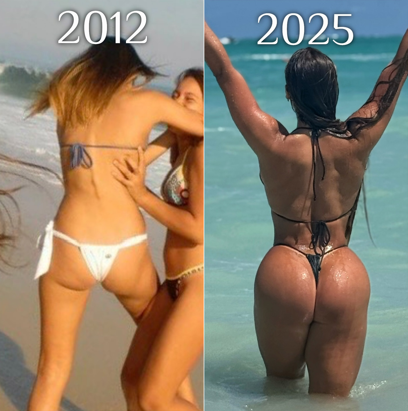 Patrícia Parada mostrou antes e depois incrível nas redes sociais - Foto: Reprodução/ Instagram@patriciaaparada