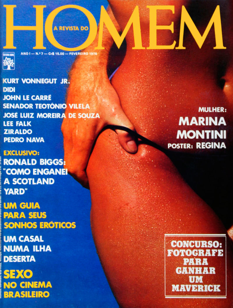 Playboy de Fevereiro de 1976 (Marina Montini) - Foto: Divulgação