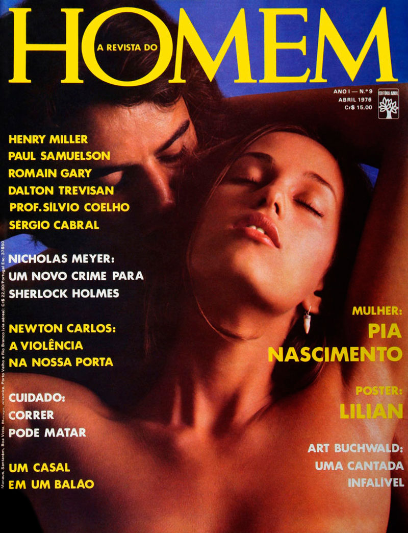 Playboy de Abril de 1976: (Pia Nascimento) - Foto: Divulgação
