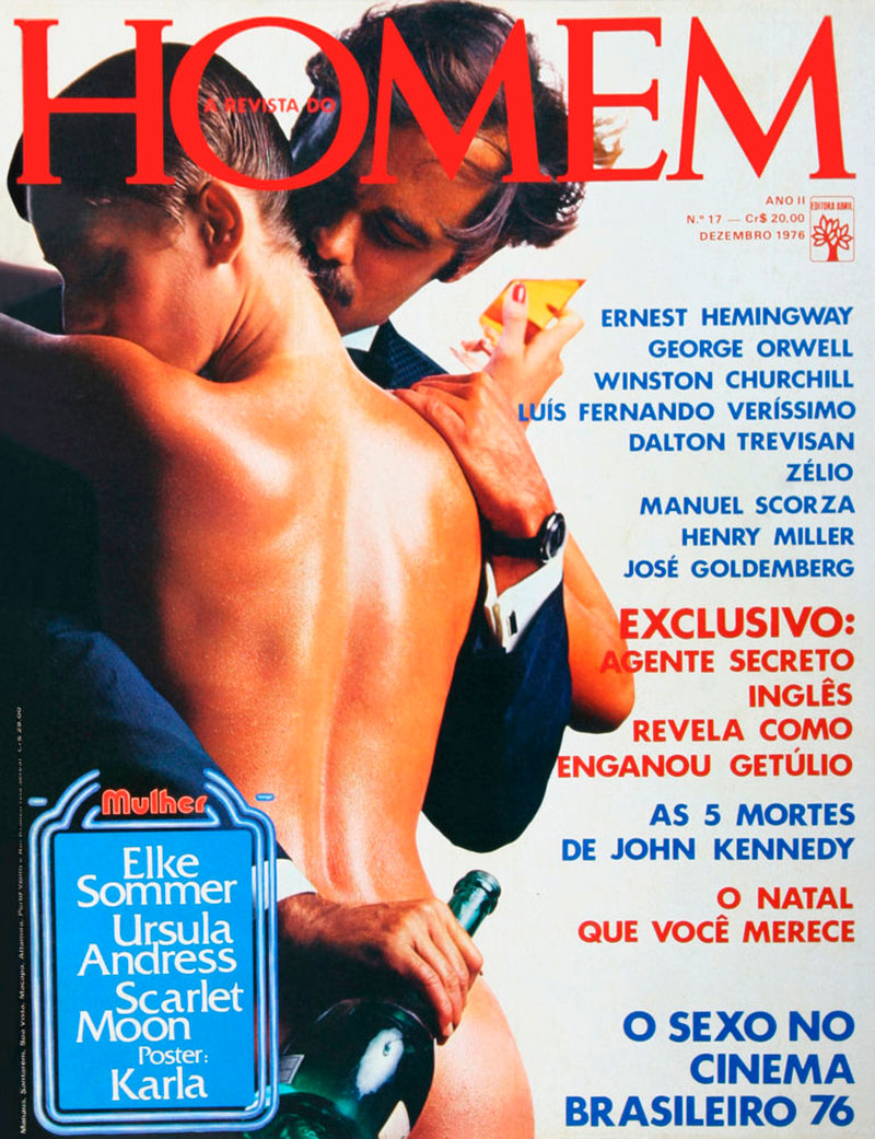 Playboy de Dezembro de 1976 (Elke Sommer) - Foto: Divulgação