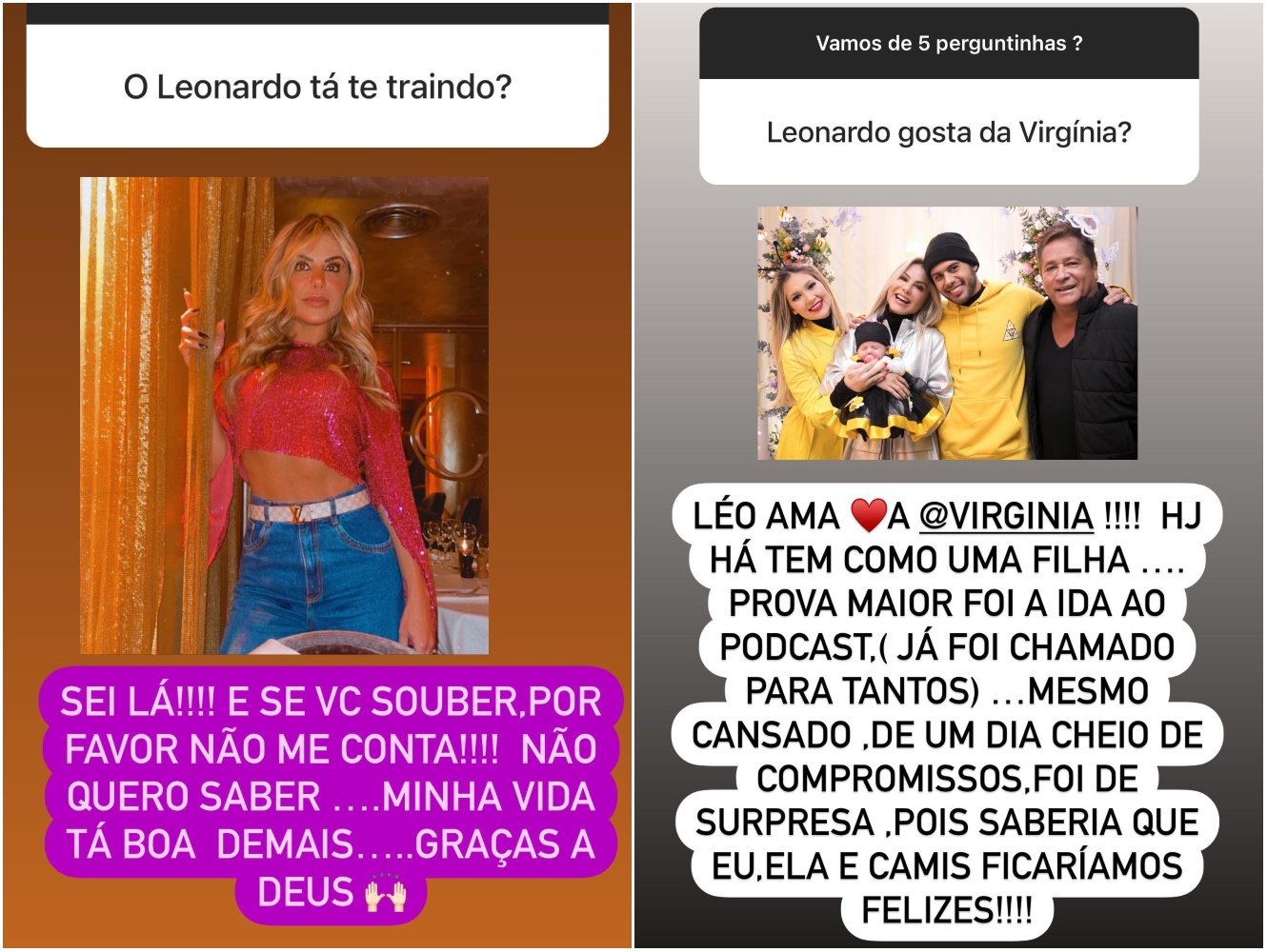 Poliana Rocha fala sobre o marido, Leonardo - Foto: Reprodução/Instagram