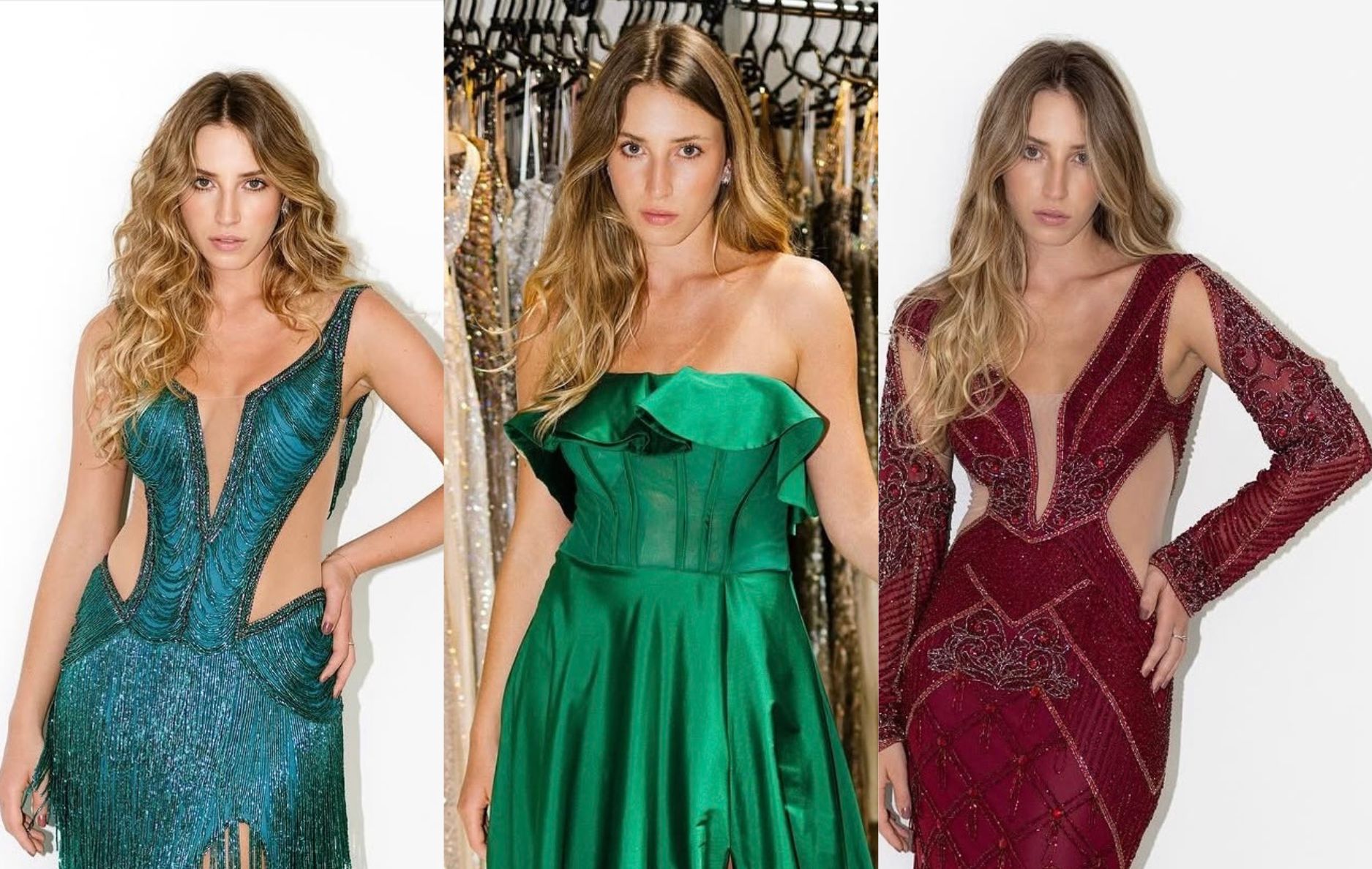 Com produções assinadas pela Elegance Vestidos de Festa, Rafaella Maia reforça a presença da moda brasileira em um dos cenários mais prestigiados do mundo: Paris.