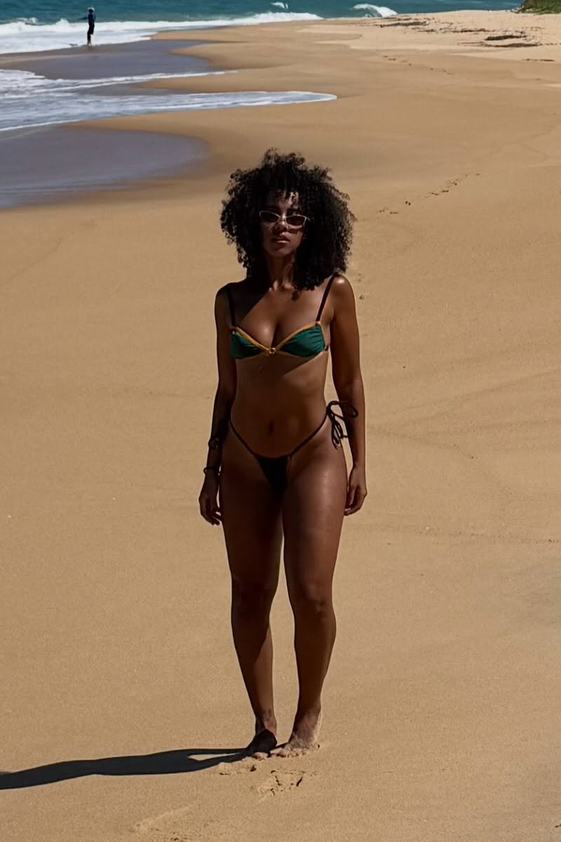 Ramille aproveitou praia em Maceió após o término da novela e do namoro com Filipe Bragança - Foto: Reprodução/ Instagram@ramillexs