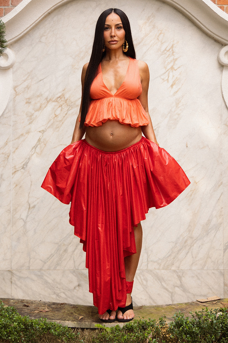 Sabrina Sato exibiu a barriga de grávida em ensaio - Foto: Reprodução/ Instagram@sabrinasato