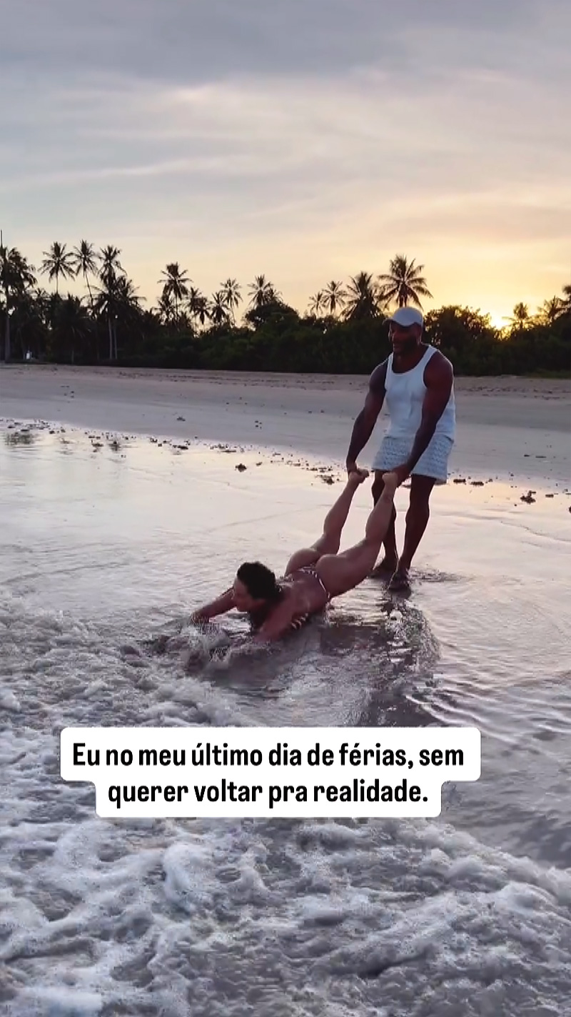 Scheila Carvalho postou vídeo divertido no final das férias - Foto: Reprodução/ Instagram@scheilacarvalhooficial