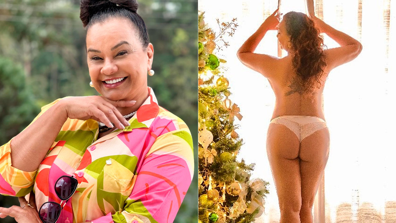 Cenapop · Aos 66 anos, Solange Couto posa de topless e calcinha e pede  presente: “Fui uma boa menina”