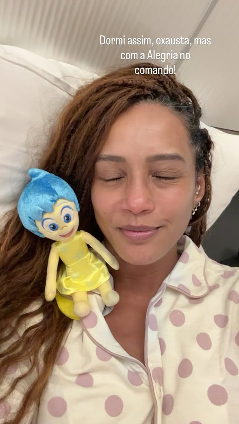 Taís Araujo mostrou o rosto sem maquiagem - Foto: Reprodução/ Instagram@taisdeverdade