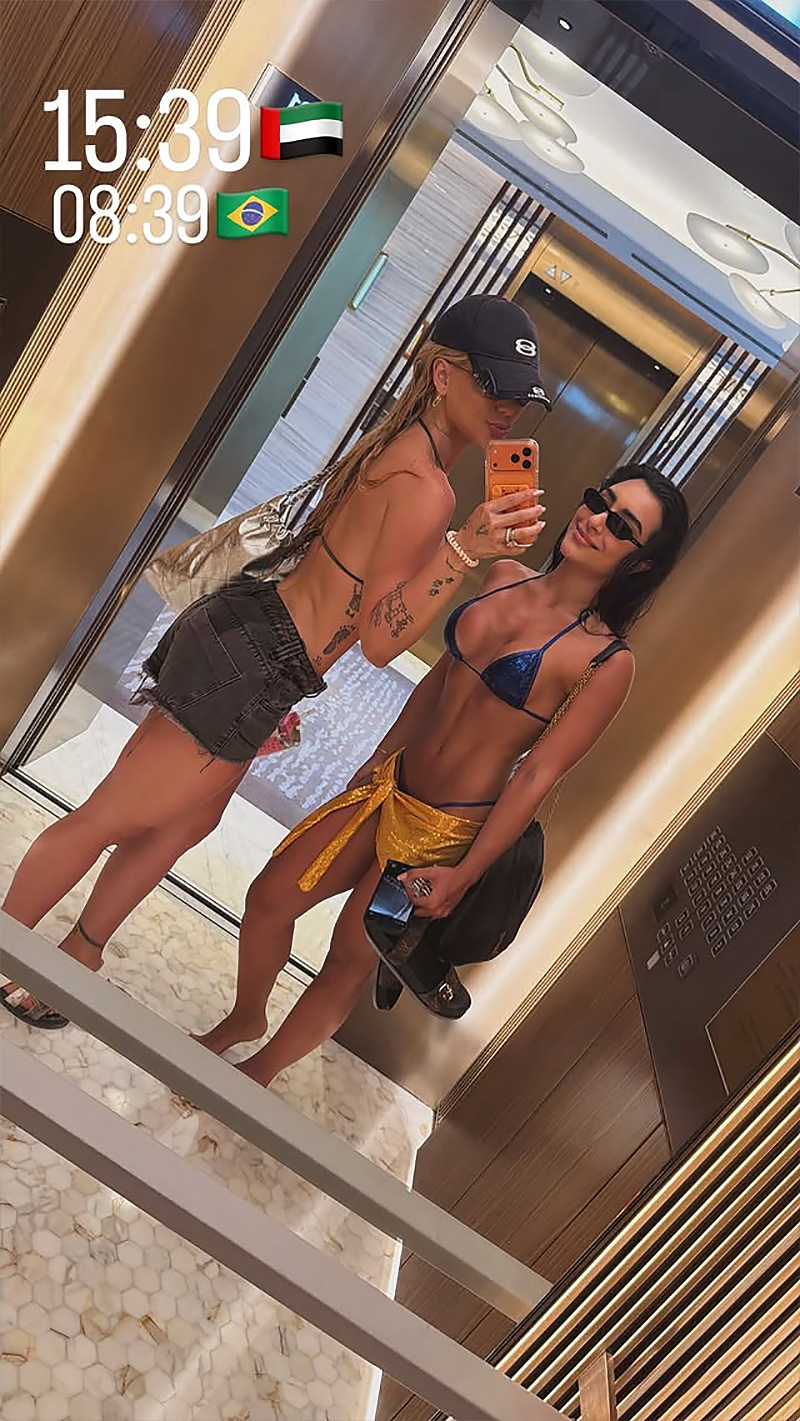 Virginia Fonseca aproveitou piscina exclusiva de resort em Dubai - Foto: Reprodução/ Instagram@virginia